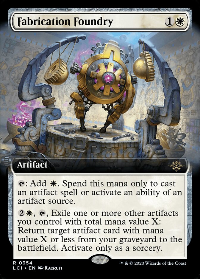 Fabrication Foundry 354/291 (The Lost Caverns of Ixalan)  - Extended Art Foil | Good Games Modbury