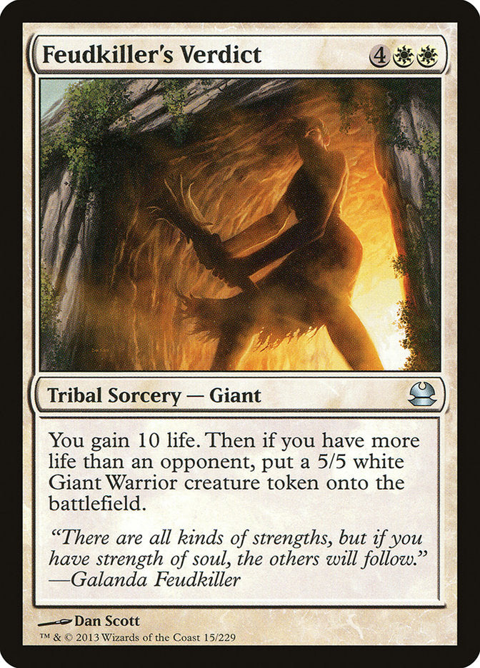 Feudkillers Verdict 15 (Modern Masters)  - Foil | Good Games Modbury
