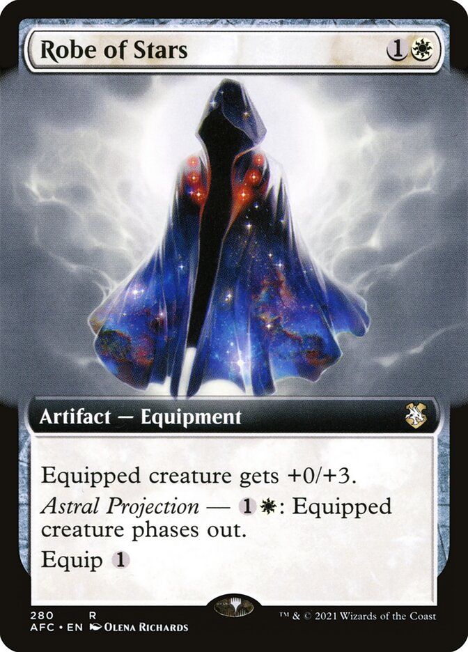Robe of Stars 280/62 (Commander: Adventures in the Forgotten Realms)  - Extended Art | Good Games Modbury