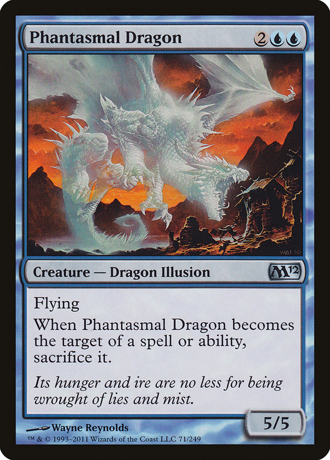 Phantasmal Dragon 71 (Magic 2012 (M12))  | Good Games Modbury
