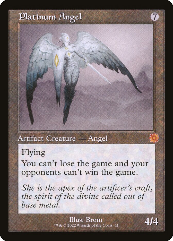 Platinum Angel 41/63 (The Brothers' War: Retro Frame Artifacts)  | Good Games Modbury
