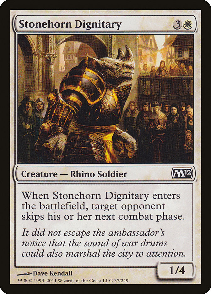 Stonehorn Dignitary 37 (Magic 2012 (M12))  | Good Games Modbury