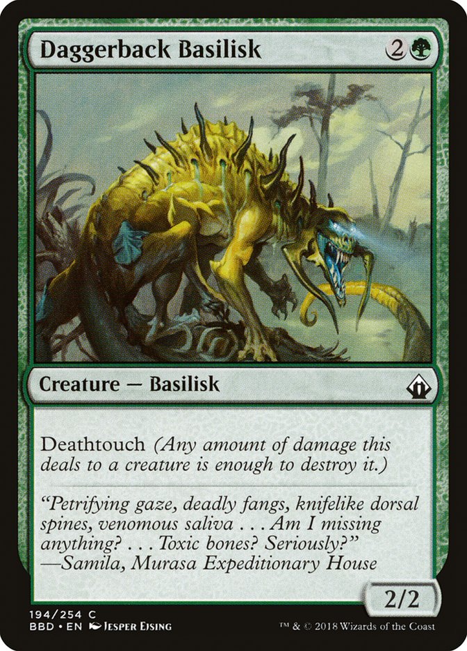 Daggerback Basilisk 194/254 (Battlebond)  | Good Games Modbury