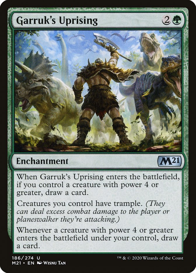 Garruk's Uprising 186 (Core Set 2021)  - Foil | Good Games Modbury