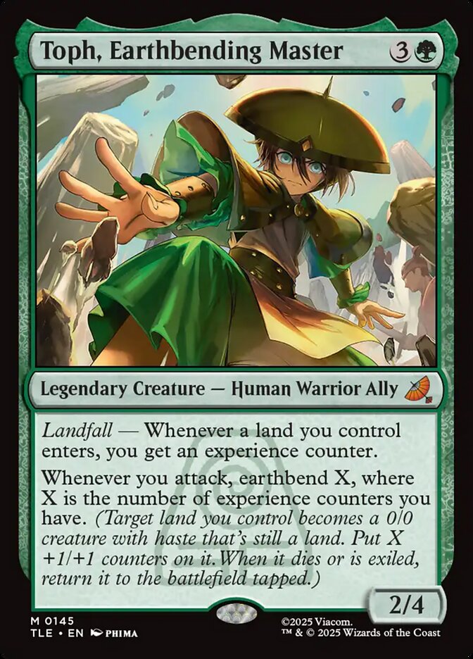 Toph, Earthbending Master 145/317 (Avatar: The Last Airbender: Eternal-Legal)  - Foil | Good Games Modbury
