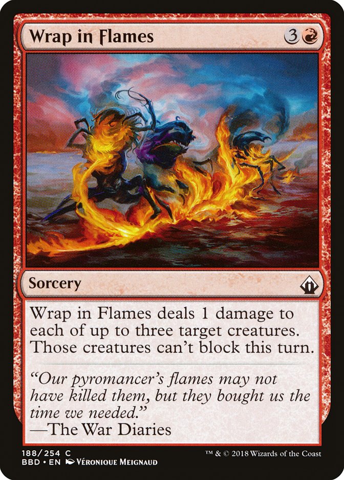 Wrap in Flames 188/254 (Battlebond)  - Foil | Good Games Modbury