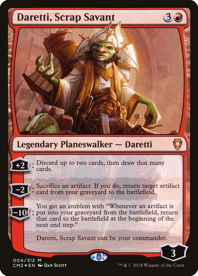 Daretti, Scrap Savant 4 (Commander Anthology Volume II)  - Foil | Good Games Modbury