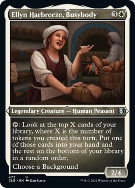 Ellyn Harbreeze, Busybody 472 (Commander Legends: Battle for Baldur's Gate)  - Etched Foil | Good Games Modbury