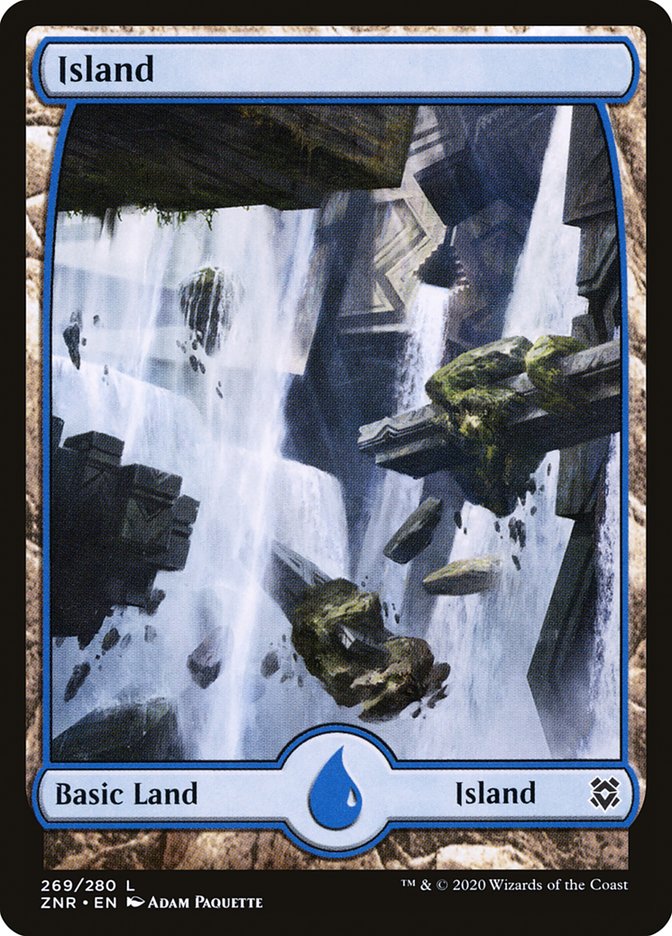 Island 269/280 (Zendikar Rising)  - Full Art Foil | Good Games Modbury