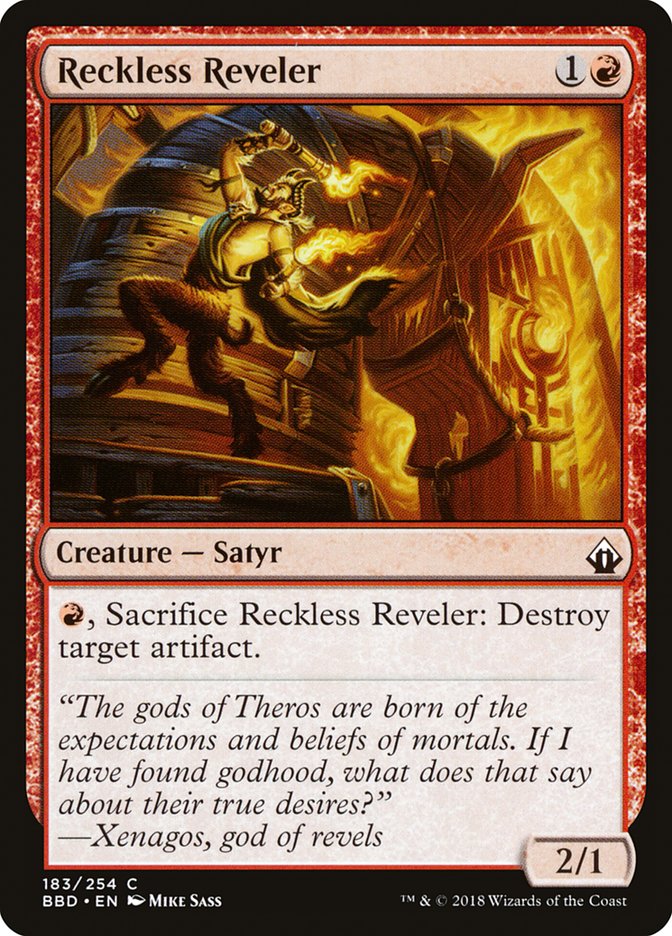 Reckless Reveler 183/254 (Battlebond)  - Foil | Good Games Modbury