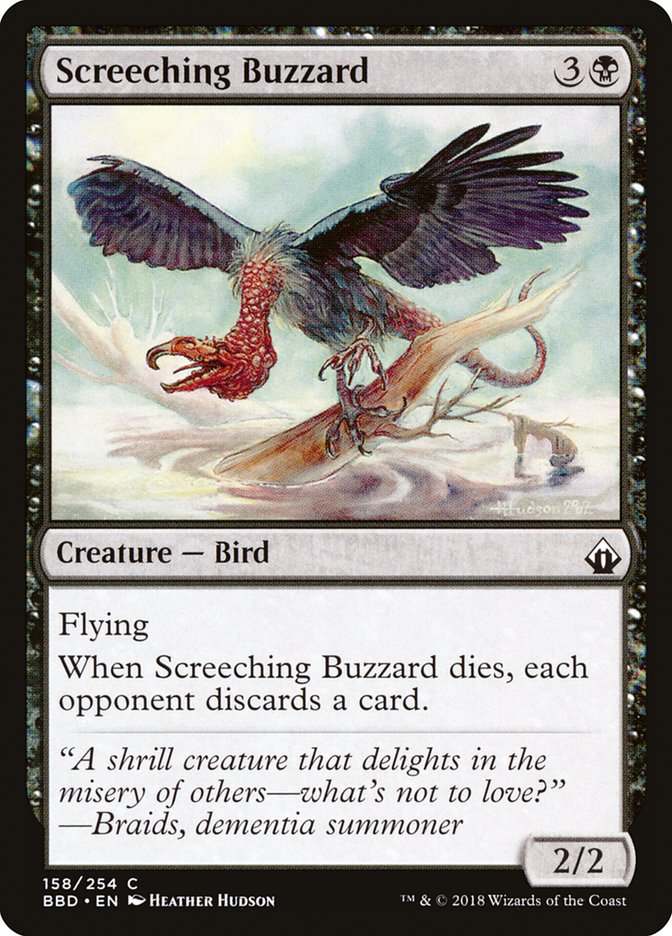 Screeching Buzzard 158/254 (Battlebond)  - Foil | Good Games Modbury
