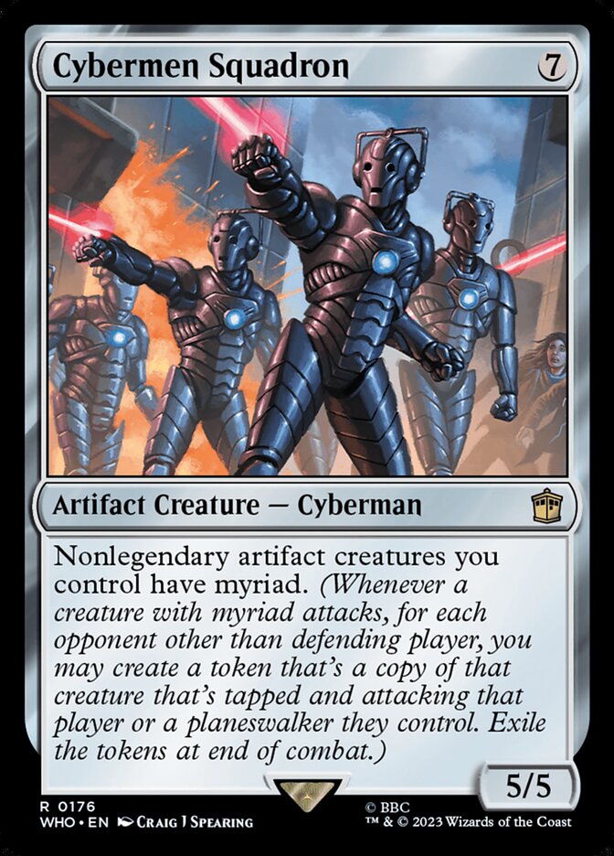 Cybermen Squadron 176/331 (Universes Beyond: Doctor Who)  - Foil | Good Games Modbury