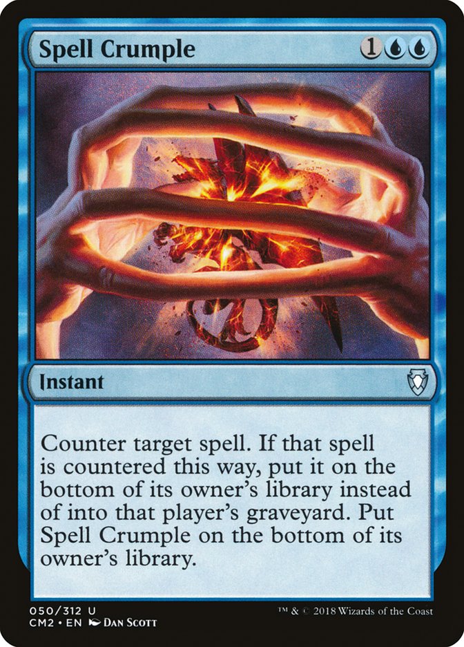 Spell Crumple 50/312 (Commander Anthology Volume II)  | Good Games Modbury