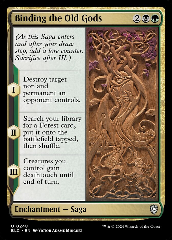 Binding the Old Gods 248 (Commander: Bloomburrow)  | Good Games Modbury