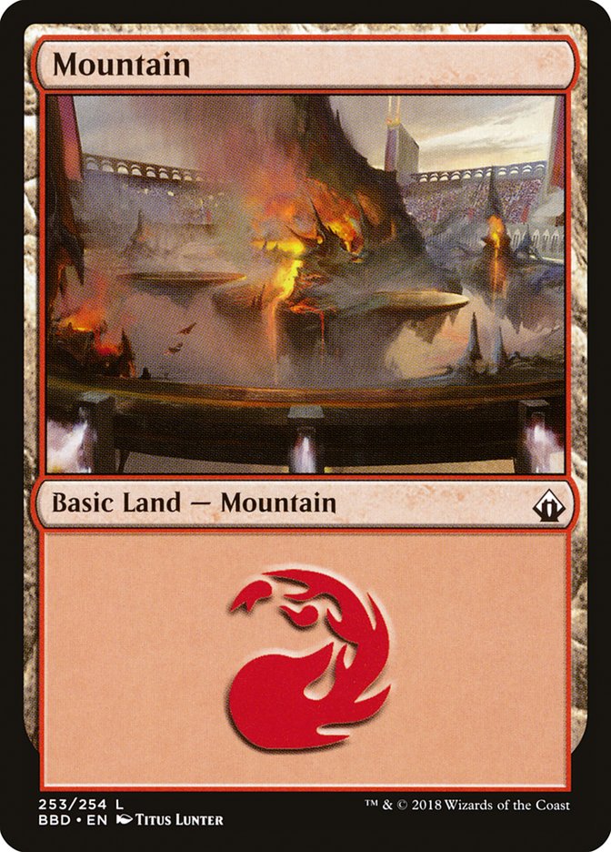 Mountain 253/254 (Battlebond)  - Foil | Good Games Modbury
