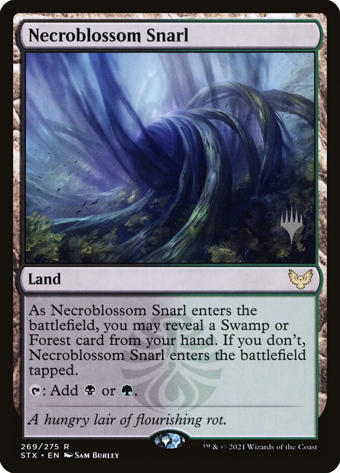 Necroblossom Snarl 269 (Promo Pack: Strixhaven)  - Foil | Good Games Modbury