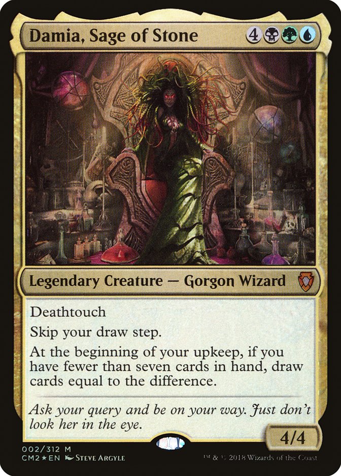 Damia, Sage of Stone 2/312 (Commander Anthology Volume II)  - Foil | Good Games Modbury