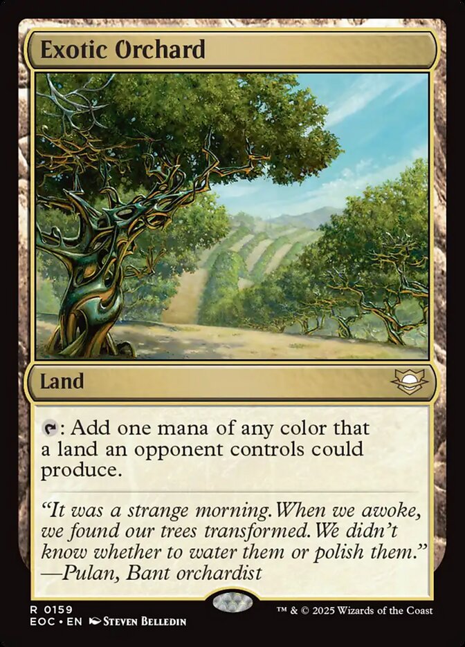 Exotic Orchard 159 (Commander: Edge of Eternities)  | Good Games Modbury