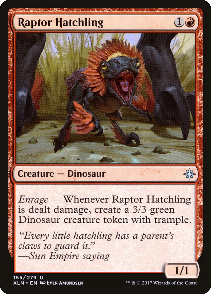 Raptor Hatchling 155/279 (Ixalan)  - Foil | Good Games Modbury