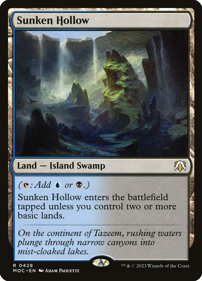 Sunken Hollow 428/444 (Commander: March of the Machine)  | Good Games Modbury