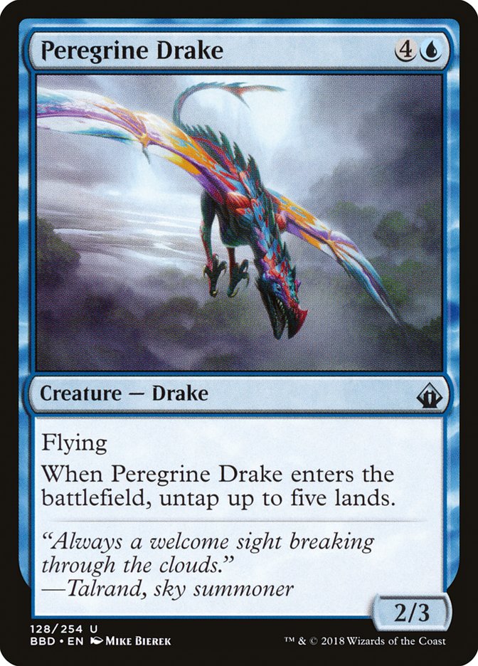 Peregrine Drake 128/254 (Battlebond)  - Foil | Good Games Modbury