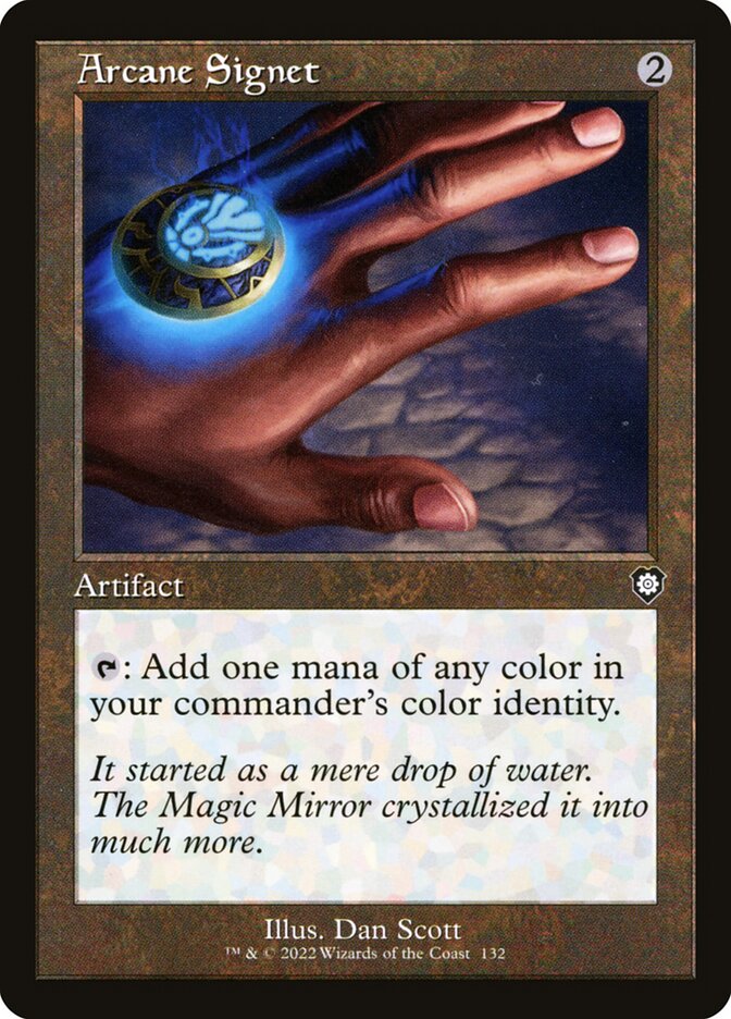 Arcane Signet Retro Frame 132 (Commander: The Brothers' War)  | Good Games Modbury