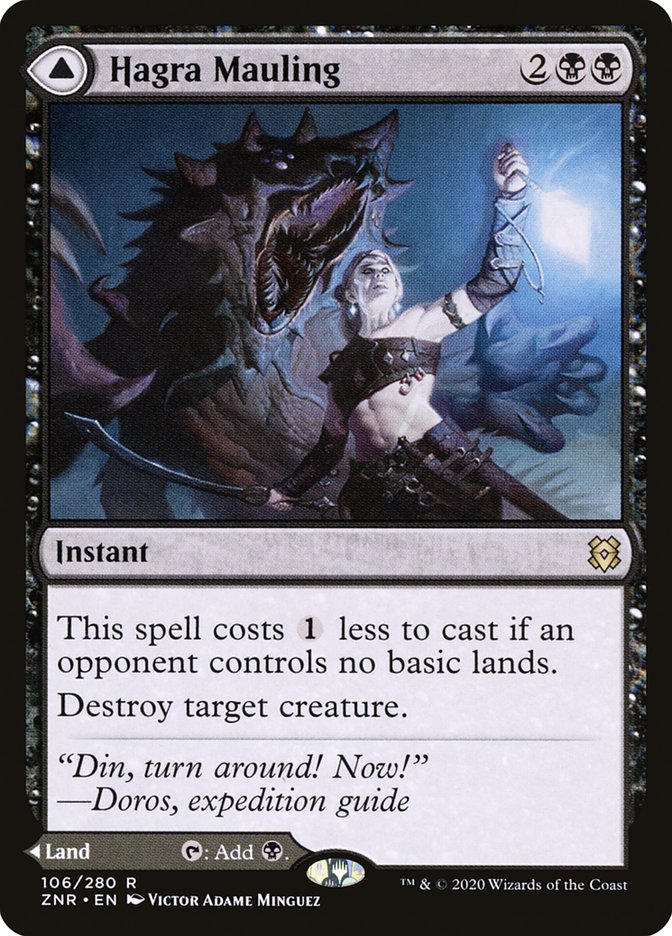 Hagra Mauling // Hagra Broodpit 106/280 (Zendikar Rising)  | Good Games Modbury