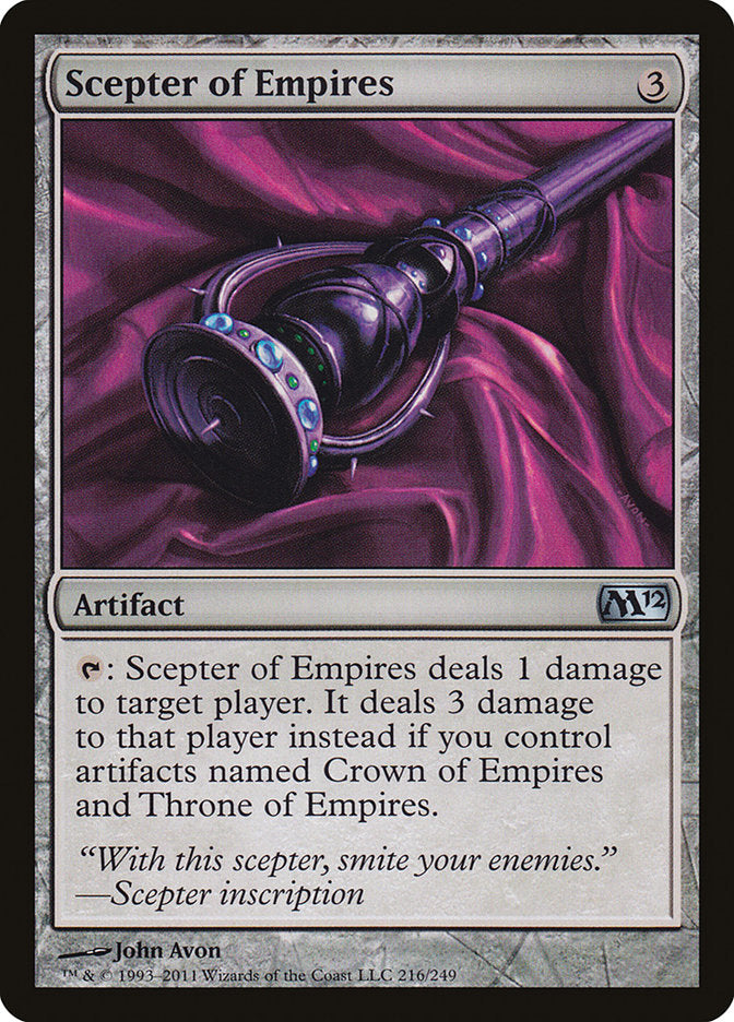 Scepter of Empires 216/249 (Magic 2012 (M12))  | Good Games Modbury