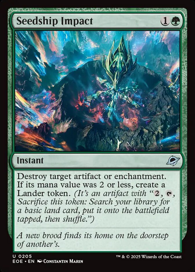 Seedship Impact 205 (Edge of Eternities)  - Foil | Good Games Modbury