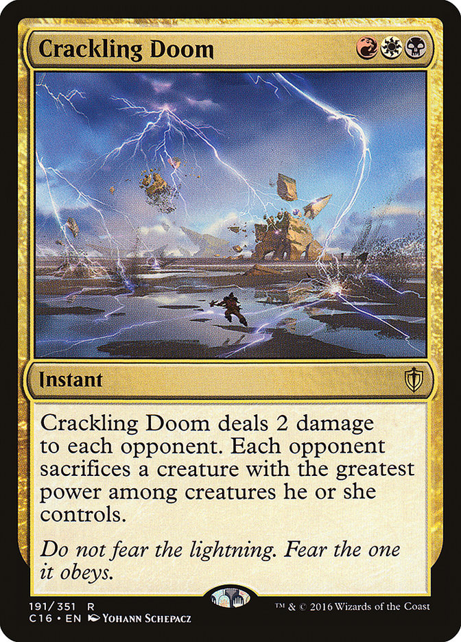 Crackling Doom 191/351 (Commander 2016)  | Good Games Modbury