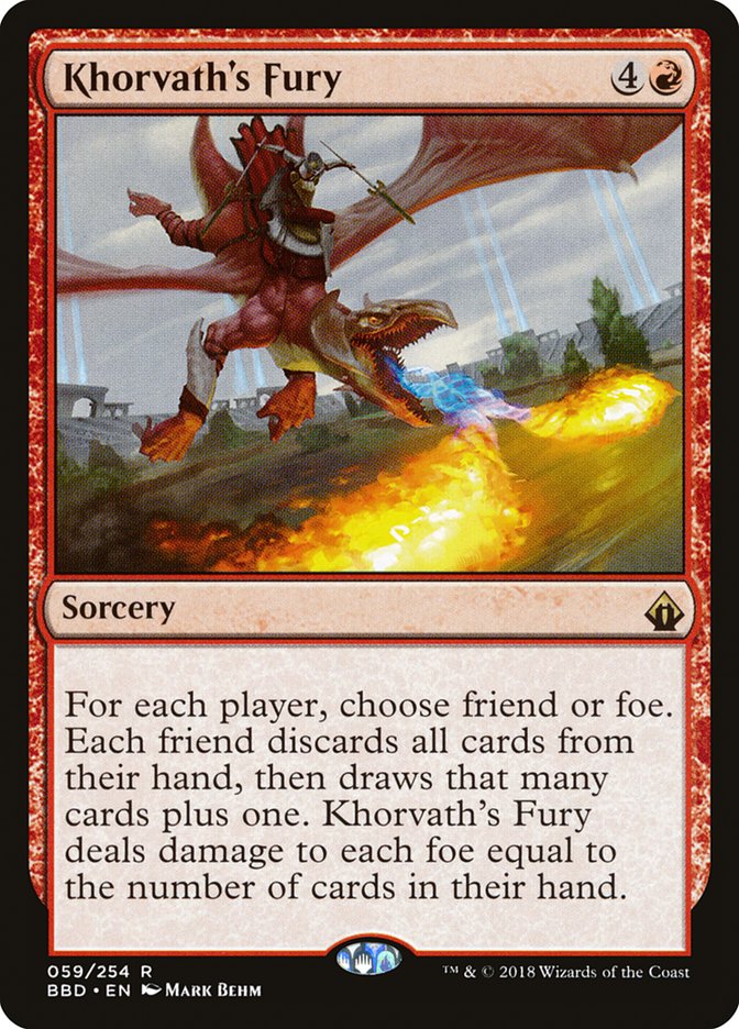 Khorvath's Fury 59 (Battlebond)  - Foil | Good Games Modbury