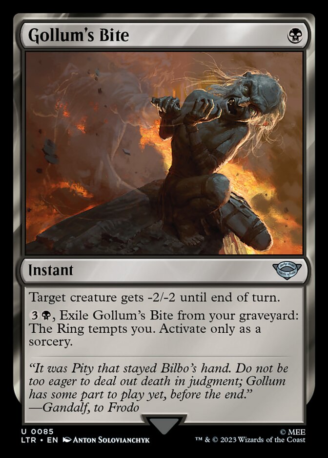 Gollum's Bite 85/281 (Universes Beyond: The Lord of the Rings: Tales of Middle-earth)  | Good Games Modbury