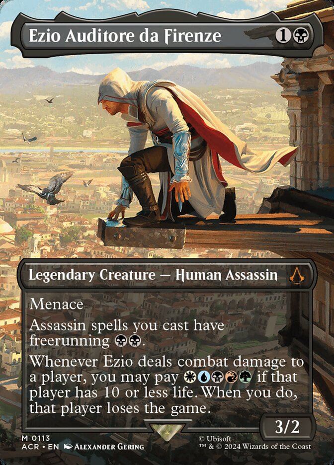 Ezio Auditore da Firenze 113 (Universes Beyond: Assassin's Creed)  - Borderless | Good Games Modbury