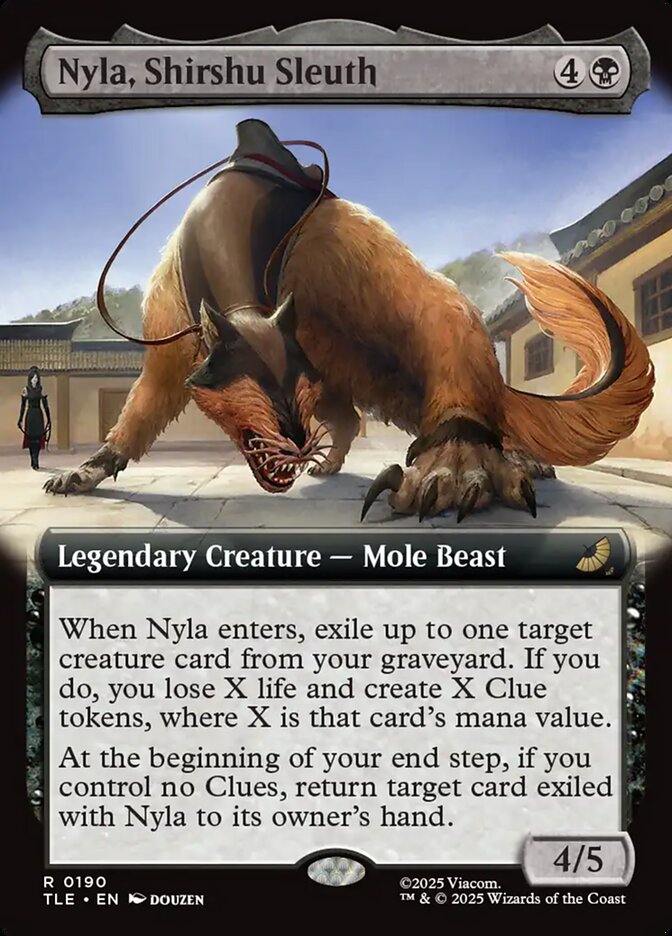 Nyla, Shirshu Sleuth 190/317 (Avatar: The Last Airbender: Eternal-Legal)  - Extended Art Foil | Good Games Modbury