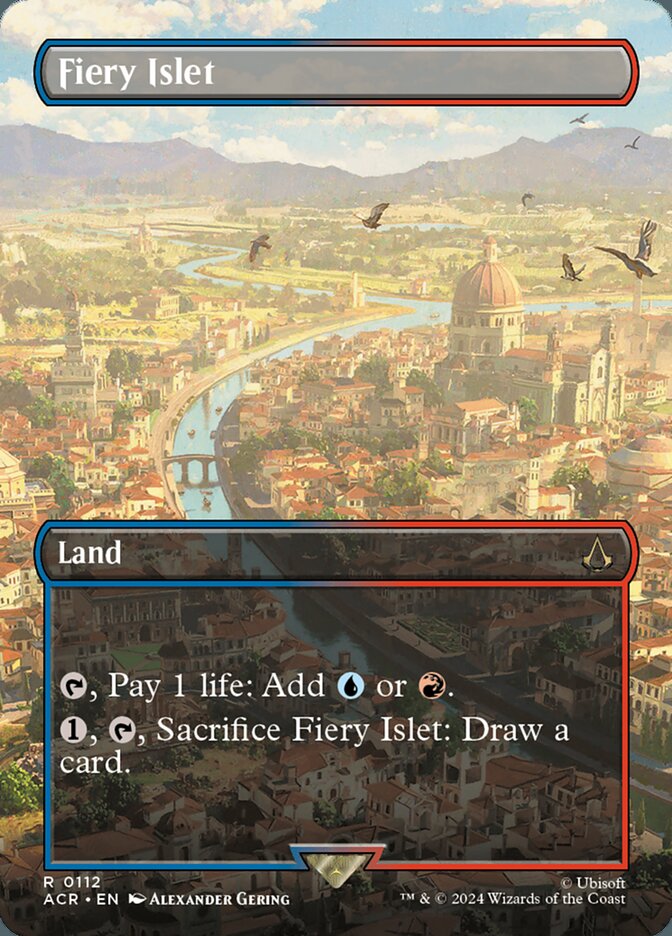 Fiery Islet 112/110 (Universes Beyond: Assassin's Creed)  - Borderless | Good Games Modbury