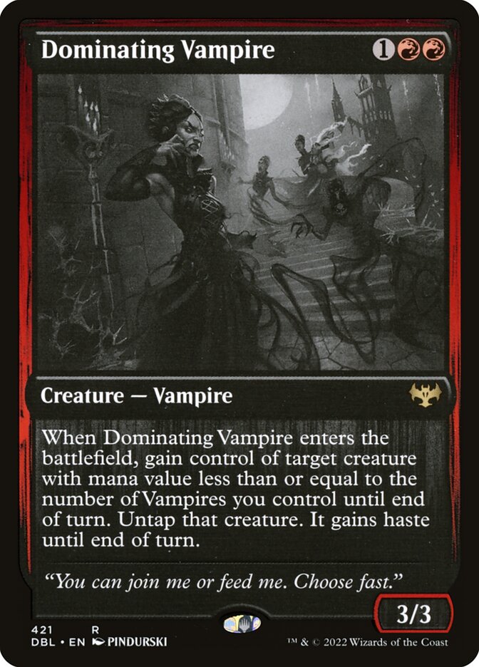 Dominating Vampire 421/534 (Innistrad: Double Feature)  | Good Games Modbury