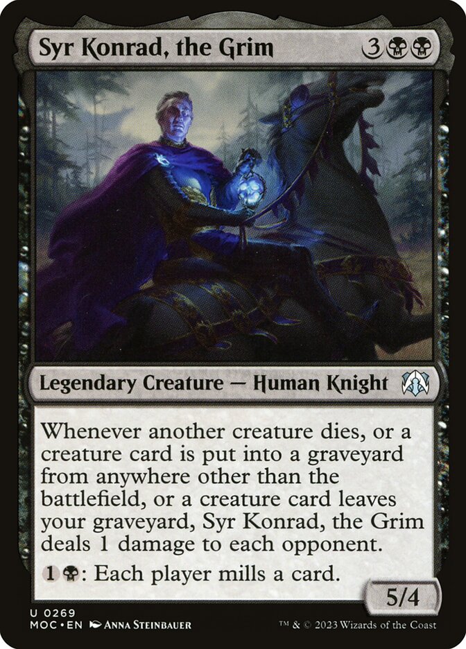 Syr Konrad, the Grim 269/444 (Commander: March of the Machine)  | Good Games Modbury