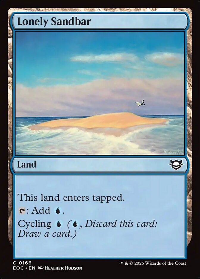 Lonely Sandbar 166 (Commander: Edge of Eternities)  | Good Games Modbury