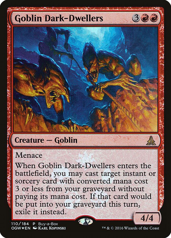 Goblin Dark-Dwellers 110/65 (Buy-A-Box Promos)  - Foil | Good Games Modbury
