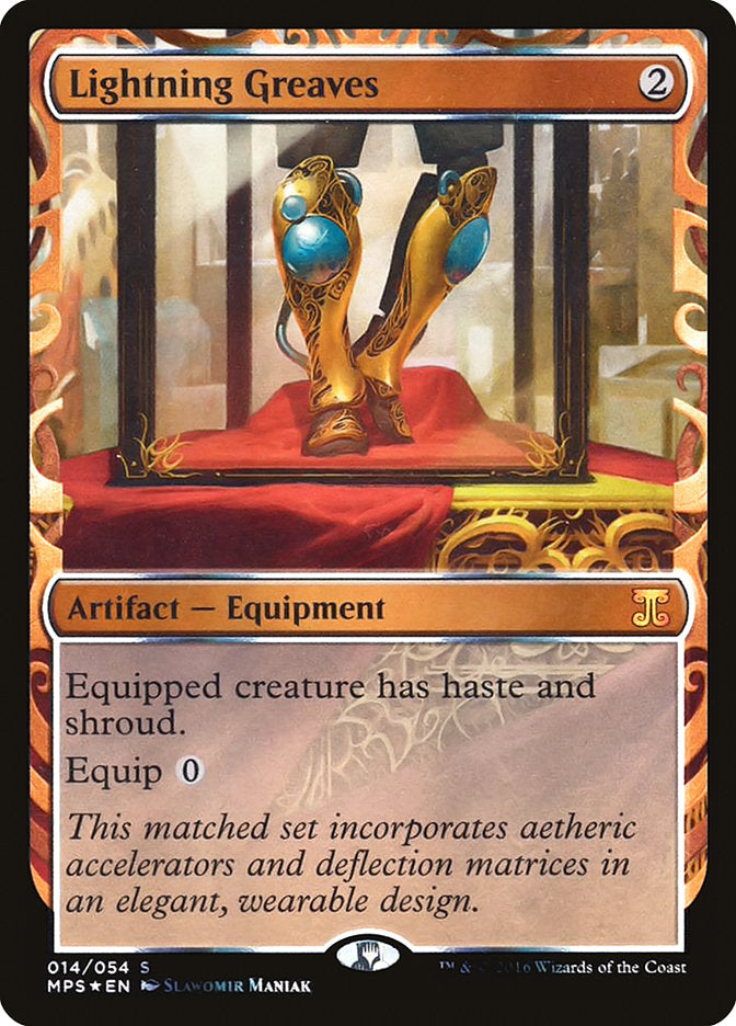 Lightning Greaves 14/54 (Masterpiece Series: Kaladesh Inventions)  - Foil | Good Games Modbury