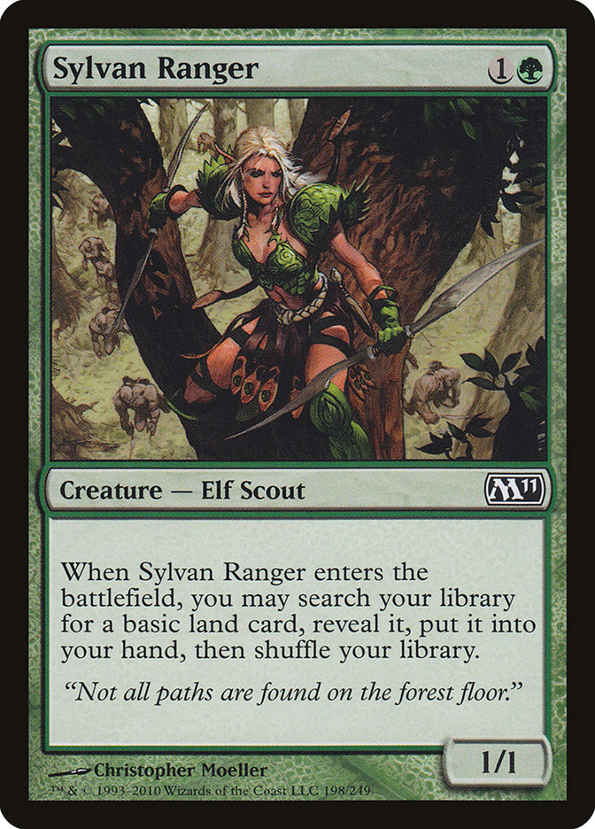 Sylvan Ranger 198/249 (Magic 2011 (M11))  | Good Games Modbury