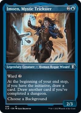 Imoen, Mystic Trickster 486 (Commander Legends: Battle for Baldur's Gate)  - Etched Foil | Good Games Modbury