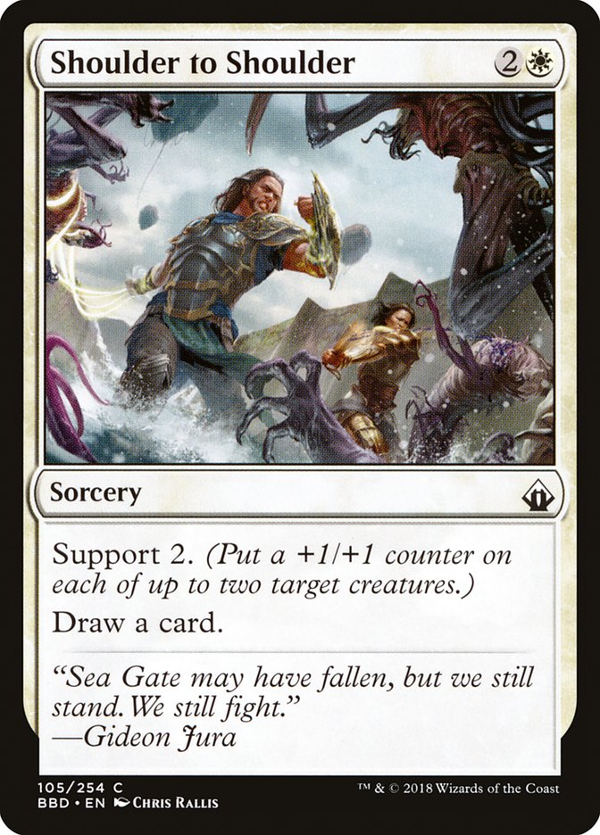 Shoulder to Shoulder 105/254 (Battlebond)  - Foil | Good Games Modbury