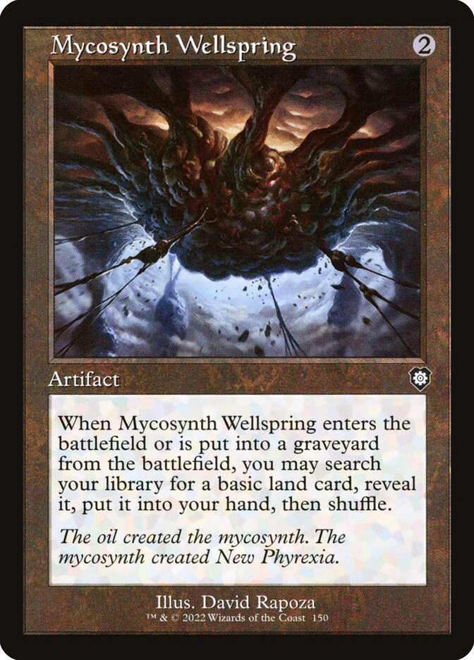 Mycosynth Wellspring Retro Frame 150 (Commander: The Brothers' War)  | Good Games Modbury