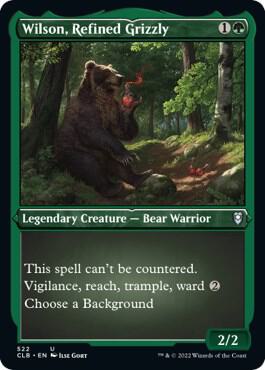 Wilson, Refined Grizzly 522 (Commander Legends: Battle for Baldur's Gate)  - Etched Foil | Good Games Modbury