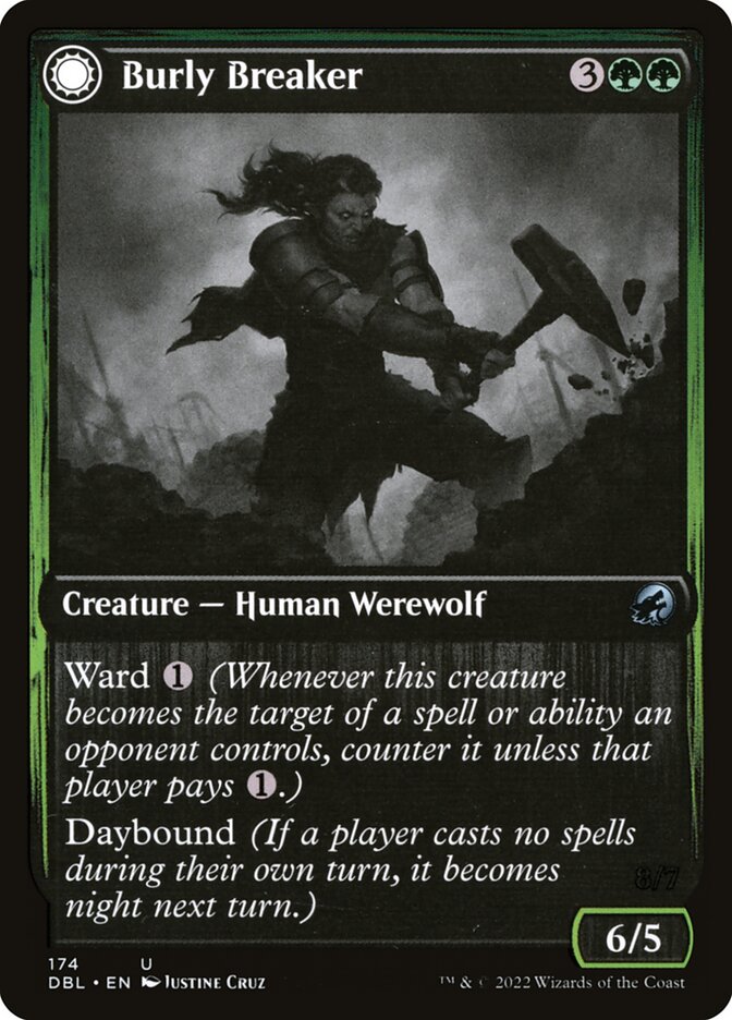 Burly Breaker // Dire-Strain Demolisher 174/534 (Innistrad: Double Feature)  | Good Games Modbury