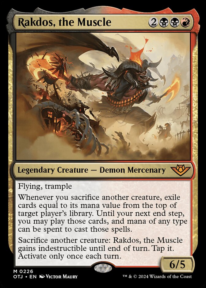 Rakdos, the Muscle 226 (Outlaws of Thunder Junction)  | Good Games Modbury