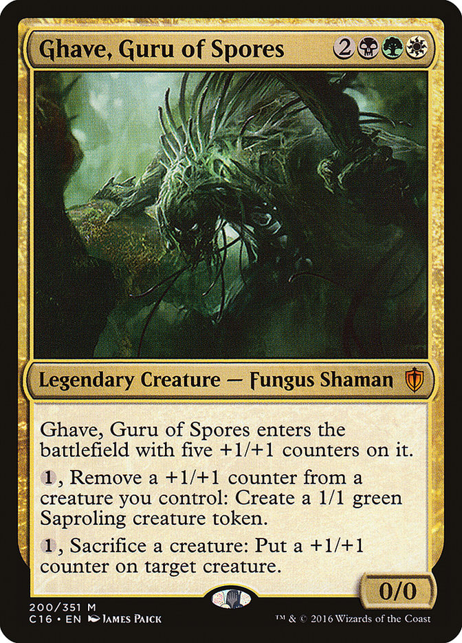 Ghave, Guru of Spores 200/351 (Commander 2016)  | Good Games Modbury