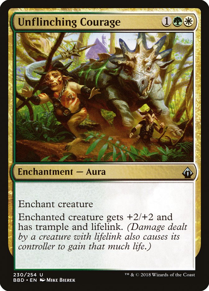 Unflinching Courage 230/254 (Battlebond)  - Foil | Good Games Modbury