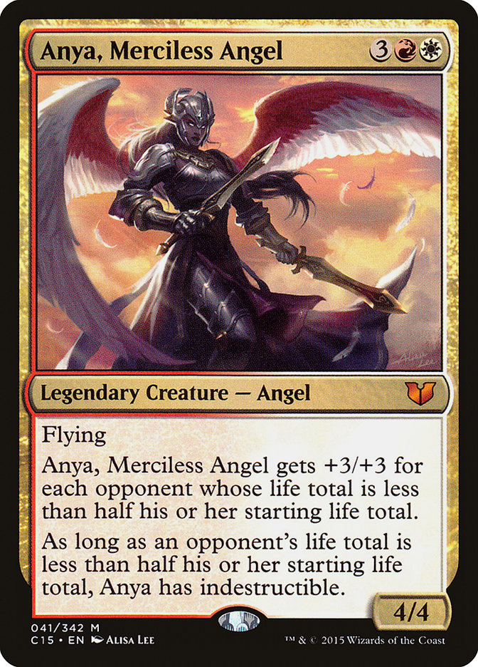 Anya, Merciless Angel 41/342 (Commander 2015)  | Good Games Modbury